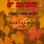 5° Ciclocross de La Motha Potrebbe essere un'immagine raffigurante bicicletta e testo