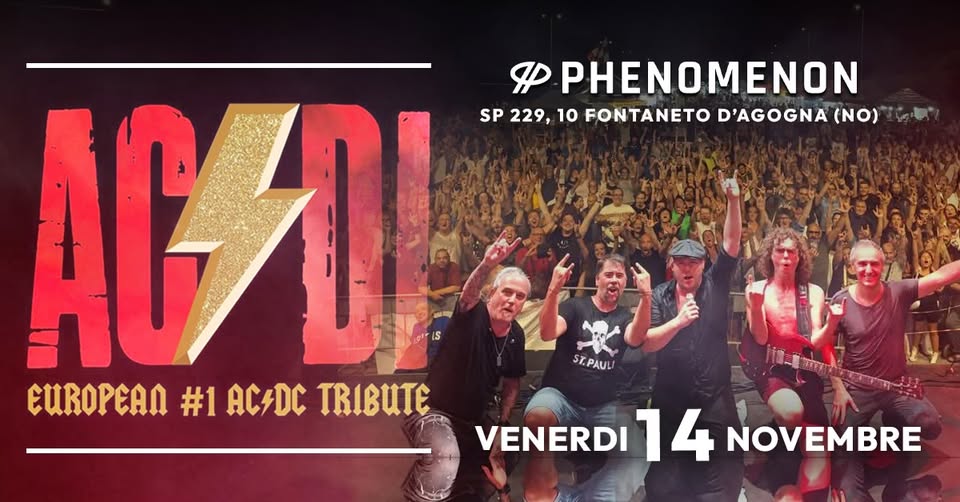 Ac – Di – European 1 Ac – Dc Tribute - 14 novembre 2025 | cheventi.it