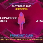 Atmosphere: Camilla Sparksss, Dlina Volny, Dj Nema, Nuit Blanche, Lo Bue Atmosphere Camilla Sparksss, Dlina Volny, Dj Nema, Nuit Blanche, Lo Bue a Bologna (BO) il 31 ottobre 2025