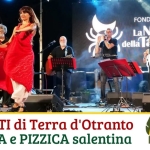 Briganti di Terra d’Otranto a Leguminaria Potrebbe essere un'immagine raffigurante 7 persone e il seguente testo "FONDAZI FONDAZIONE NE LaNotle dellaT dellaTaand della ុខ Chữ BRIGANTI di Terra d'Otranto d'o e PIZZICA salentina 2025 leguminaria"