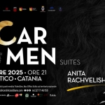 CARMEN SUITES – Teatro antico di Catania – Gala di chiusura del Festival Lirico dei Teatri di Pietra Potrebbe essere un'immagine raffigurante 1 persona, auto e il seguente testo "ប ARS CAR GEORGES BIZET MEN SUITES 20 SETTEMBRE 2025.( ORE 21 TEATRO ANTICO ANTICO.CATANIA CATANIA Roi Biglietti disponibi uisi sib sidti ticketone. cthox.it epressotutt pur untivendita ficeSiciliasul territorionazionale WWW.COROL RICOSIC ILIANO.COM info@coroliricosicilano.com 100 tel.3277146958 Rui icketOne, LASICILIA RINASCENTE ANT RACHVELISHVILI 1에 ANA"