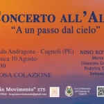 Concerto all’Alba – A un passo dal Cielo Concerto all’Alba – A un passo dal Cielo a Cugnoli (PE) il 10 agosto 2025