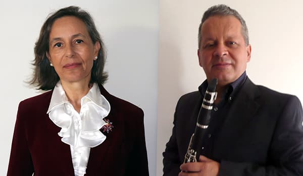 Duo Novelli – Scambia Potrebbe essere un'immagine raffigurante 2 persone, flauto, clarinetto e oboe