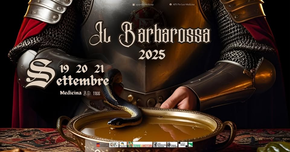 🎪 Il Barbarossa – Rievocazione Storica Potrebbe essere un'immagine raffigurante testo