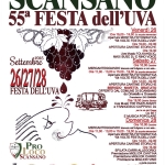FESTA DELL’UVA 2025 Potrebbe essere un'immagine raffigurante il seguente testo "SCANSANO 55a FESTA dell'UVA Venerdì 26 15,00- 19,30 Apertura MOSTRA VOLTE FESTADELL'U APERTURA CANTINE STORICHE Ore Music Settembre 2025 26/27/28 FESTA DELL'UVA Sabato 10,00 MERCANTEGGIANDO Mercato delf'Arigieno solo... Ore 11,00 13,00 15,00 9,30 Apertura VOLTE APERTURA CANTINE SERVIZIO OFFERTO DAL COMUNE SCANSANO Orbetello Pronotazioni 2949884 Contro Live Music TRE PAZZI @FRANCESCO CUPPONE DJ 8899 POPOLARE Domenica Ore 10,00 Cascine MERCANTEGGIANDO 11,00- -13,00 PRO Loco SCANSANO EFESTADELL APERTURA CANTINE STORICHE Ore SFILATA COHE ABCAABAЛO Premlazlone MIGLIOR CARRO Premiezione MIGLIOR ROSAEMARIS ROSAE) MARIS NOSATGIMANE IDLMANESA Slow Food" Croescto Ap. 9,00 Live Music BLACK CARPET TRIO Plszze Pl8zze Real Dance Academy"