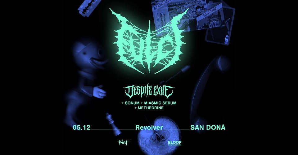 Potrebbe essere un'immagine raffigurante ‎il seguente testo "‎たン DUCK FACE DUCKFACEKILLINGS KILLL GS ITALIAN TOUR 2025 ١1- צצר EORASUE S.DONAIPIAVE I24 SOUYENE SOUVENIR LATEH มรอป 05.12 Revolver SAN DONA شه‎"‎