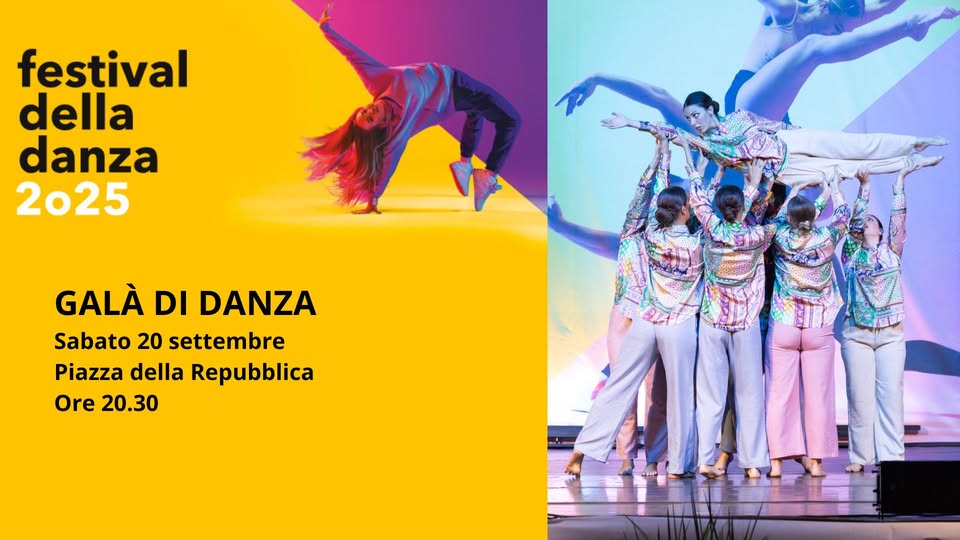 Evento Galà di Danza Locandina Galà di Danza - sabato 20 settembre ore 20:30 - 22:30