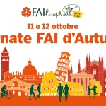 Giornate FAI d’Autunno 2025 Potrebbe essere un'immagine raffigurante 1 persona e il seguente testo "AFA 5291 2025 SAVE THE DATE 11 11e12 e 12 ottobre Giornate FAI d'Autunno នី0ិល) AЛARлA"