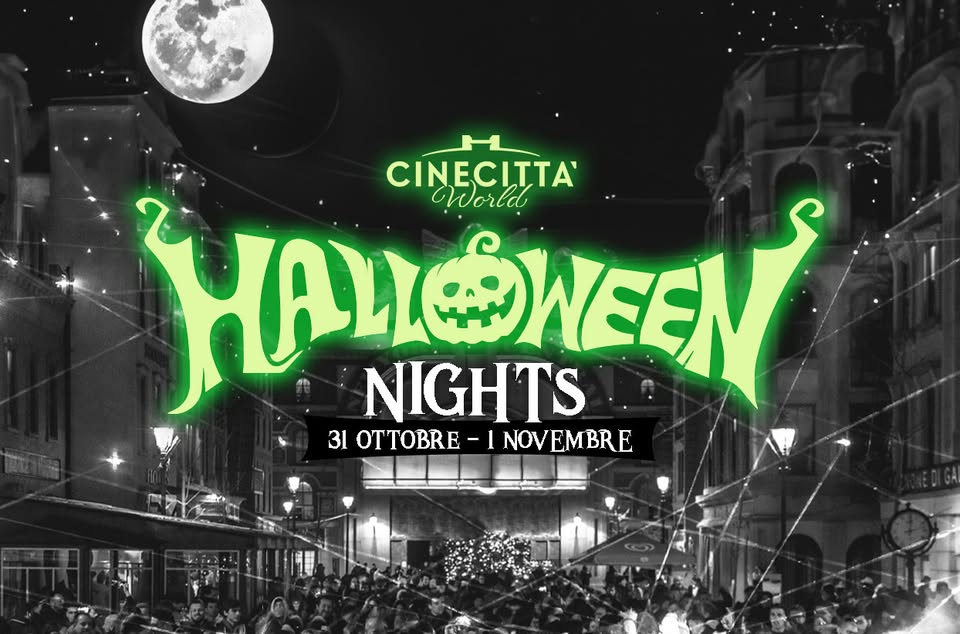 Evento Halloween Nights a Cinecittà World Locandina Halloween Nights a Cinecittà World - da venerdì 31 ottobre - domenica 2 novembre 2025 ore 11:00 ore 06:00
