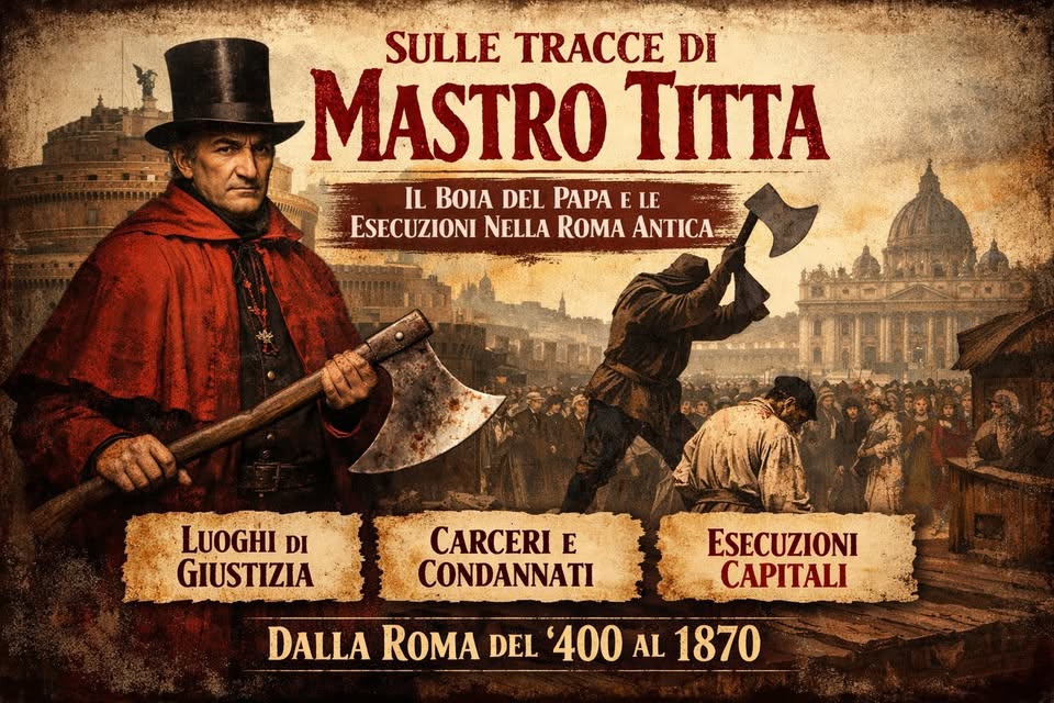 Evento La Roma Papalina Vittime e carnefici Locandina La Roma Papalina Vittime e carnefici - venerdì 10 luglio ore 11:30 - 13:30