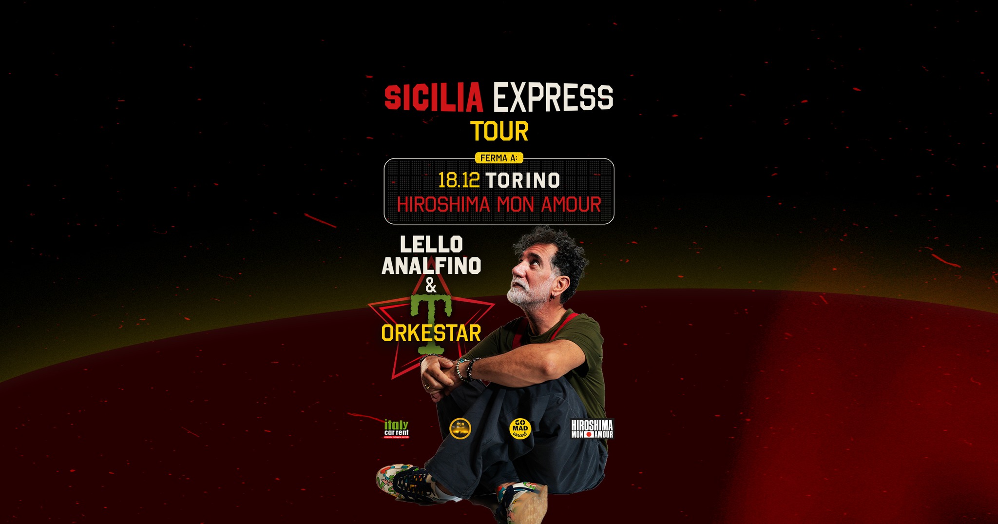 Evento Lello Analfino – Hiroshima Mon Amour Locandina Lello Analfino – Hiroshima Mon Amour - giovedì 18 dicembre ore 21:00 - 23:00