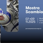 Mostra Scambio Potrebbe essere un'immagine raffigurante motocicletta e il seguente testo "Mondial SO Mostra Scambio 0709 11.2025 Mostra Scambio di auto, moto, ciclo ricambi e accessori d'epoca מ d' parcoesposizioninovegro.it"