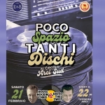 Poco Spazio Tanti Dischi Potrebbe essere un'immagine raffigurante 2 persone e il seguente testo "R&B SUD م POCO Spazio TANT TA NTI Dischi AL CIRCO CIRCOLO sirci Sud SABATO 21 FEBBRAIO HOUSE ROCI ΚΙΝΩ RAFFO CHRIS ROCKIN'QRAFFO & THE TWIST START H. 22 00 TESSERA ARCI"