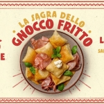 Sagra dello Gnocco Fritto ✦ Legnano Potrebbe essere un'immagine raffigurante pasta e il seguente testo "3 375 5 GNOCCO LA SAGRA FRITTO DELLO LEGNANO CONTRADA SAN BERNARDINO TBE"