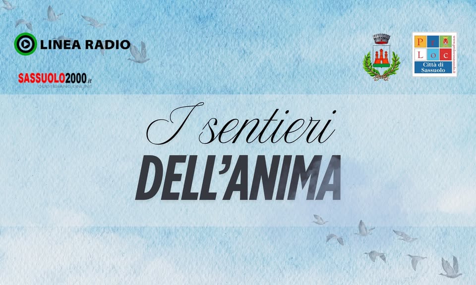 Potrebbe essere un'immagine raffigurante il seguente testo "LINEA RADIO SASSUOLO2000f P E 1 Cilladi di Sassuolo Sassi I sentieri DELL'ANIMA"