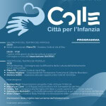 08.11 — COLLE CITTA PER L’INFANZIA — Teatro del Popolo, Colle di Val d’Elsa (SI) Potrebbe essere un'immagine raffigurante testo
