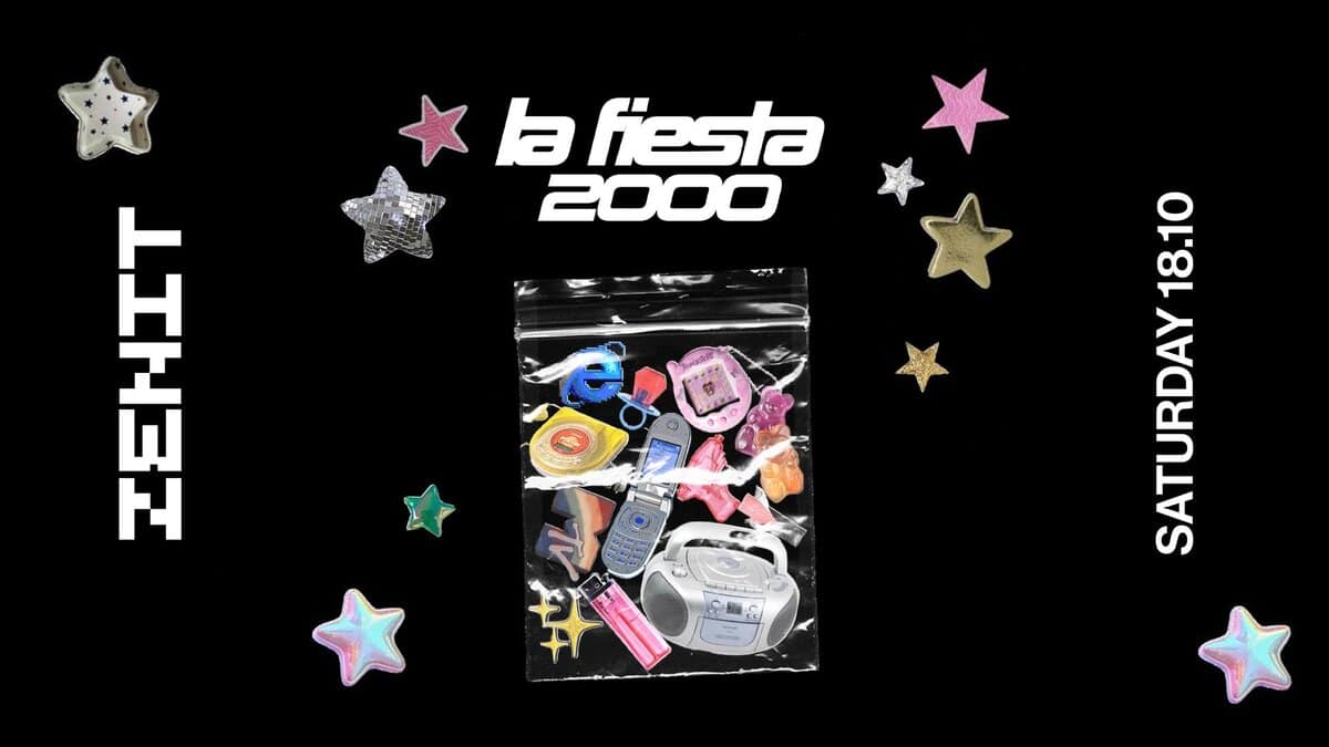 Potrebbe essere un'immagine raffigurante il seguente testo "日 bfiesta 2000 18.10 SATURDAY"