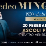 Amedeo Minghi – Il Recital – Ascoli Piceno Teatro Ventidio Basso 20 febbraio 2026 Amedeo Minghi – Il Recital – Ascoli Piceno Teatro Ventidio Basso 20 febbraio 2026 a Ascoli Piceno (AP) il 20 febbraio 2026