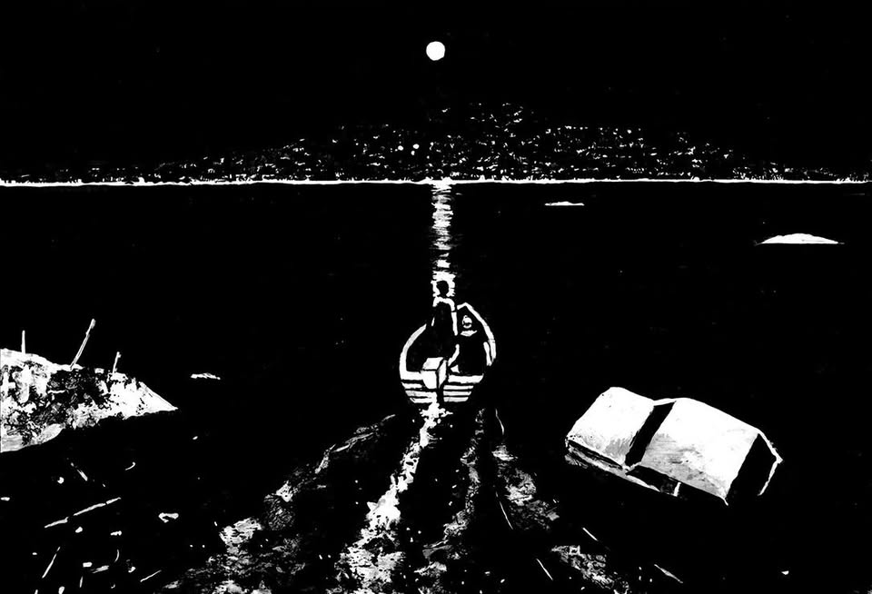 Potrebbe essere un'immagine in bianco e nero