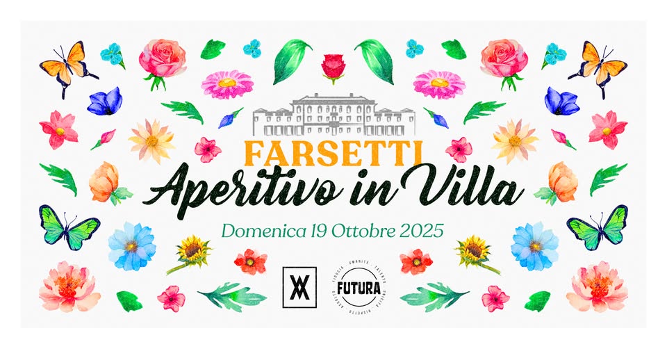 Aperitivo in Villa Farsetti Potrebbe essere un'immagine raffigurante testo