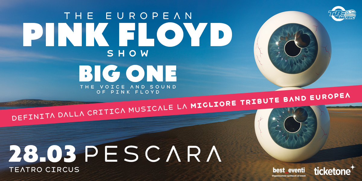 Evento Big One – 28.03.26 – Pescara, Teatro Circus Locandina Big One – 28.03.26 – Pescara, Teatro Circus - sabato 28 marzo ore 21:00 - 23:00