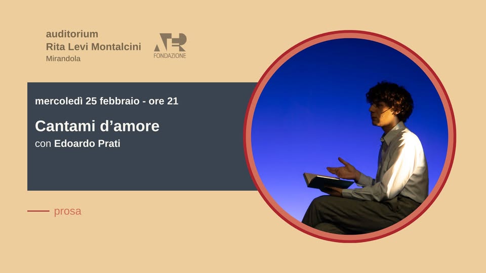 Evento Cantami D’amore 25 – 02 – 2026 Ore 21 Locandina Cantami D’amore 25 – 02 – 2026 Ore 21 - mercoledì 25 febbraio ore 21:00 - 23:00