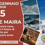 Celebrazione del nuovo anno tra neve immacolata e fiamma di caminetto Celebrazione del nuovo anno tra neve immacolata e fiamma di caminetto a Acceglio (CN) il 2 gennaio 2026