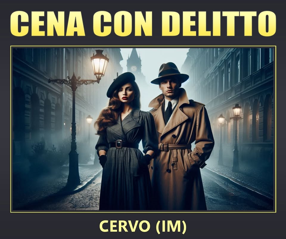 Evento Cena con Delitto al Ristorante La Lucciola di Brandizzo (TO) Locandina Cena con Delitto al Ristorante La Lucciola di Brandizzo (TO) - da sabato 18 ottobre - venerdì 28 novembre 2025 ore 20:30 ore 23:55