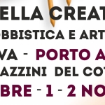 Fantasy & hobby May be an image of text that says "FIERA DELLA CREATIVITÀ, HOBBISTICA E ARTI MANUALI GENOVA- PORTO ANTICO MAGAZZINI DEL COTONE 31 E -1-2 2 NOVEMBRE"