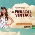 Fiera del Vintage – XXI Edizione Potrebbe essere un'immagine raffigurante 1 persona e testo