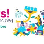 Frʊts!Festival Potrebbe essere un disegno raffigurante frutta e il seguente testo "fruts! ΛΠΠΠΑΠ M ና 11e 11e12 e 12 ottobre"