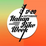 Italian Bike Week | 2026 Potrebbe essere un contenuto grafico raffigurante motocicletta, scooter e il seguente testo "17-20 Ialan Halicr SEPTEMBER SABBIADORO LIGNANO Bike Weeb Week (UDING)"