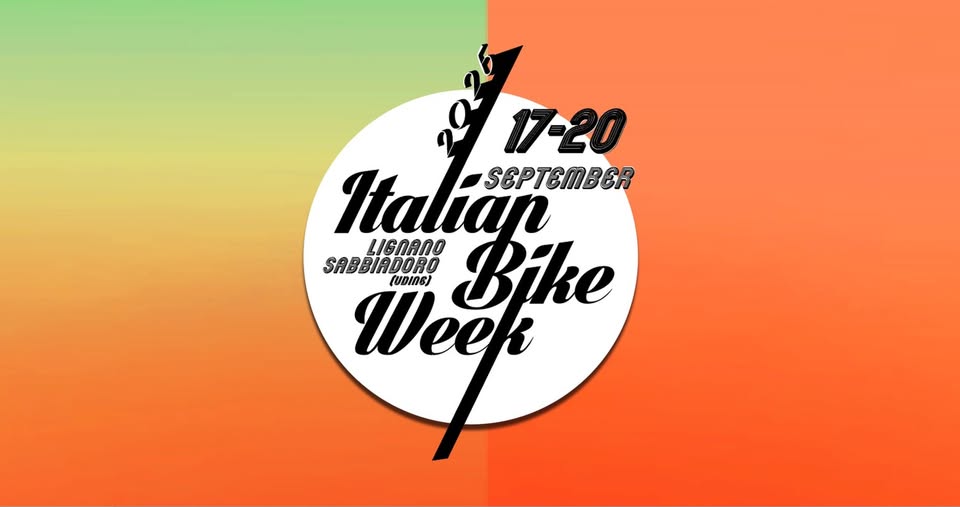 Evento Italian Bike Week 2026 Locandina Italian Bike Week 2026 - da giovedì 17 settembre - domenica 20 settembre 2026 ore 12:00 ore 18:00