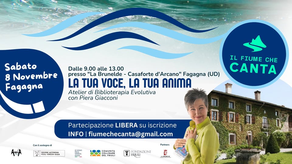 Evento La Tua Voce, La Tua Anima Locandina La Tua Voce, La Tua Anima - sabato 8 novembre ore 09:00 - 11:00
