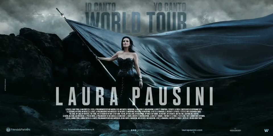 Evento Laura Pausini in concerto Milano 2026 Locandina Laura Pausini in concerto Milano 2026 - da domenica 4 ottobre - mercoledì 7 ottobre 2026 ore 12:00 ore 15:00