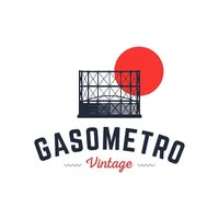 Foto di Gasometro Vintage Immagine di Gasometro Vintage