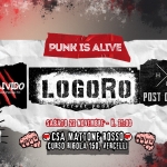 PUNK IS ALIVE – CINEBRIVIDO – POST DERIVÆ – LOGORO Punk Is Alive – Cinebrivido – Post Derivæ – Logoro a Vercelli (VC) il 22 novembre 2025