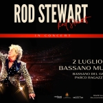 ROD STEWART Potrebbe essere un contenuto di pop art raffigurante 1 persona e il seguente testo "ROD STEWART Aeune Rod CONCER IN 2 LUGLIO 2026 BASSANO MUSIC PARK BASSANO DEI GRAPPA (VI) PARCO RAGAZZI DEL '99 前の華.ti PREASS4N Drsdndtels Calli ROOSILWART.CIM DALESSANDROEGALLI.COM ESSANDROEGAL LI.COM fcketone+"