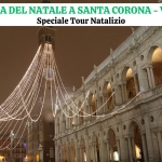 Speciale Tour Natalizio – La Magia del Natale a Santa Corona Vicenza May be an image of christmas tree, the Aqueduct of Segovia and text