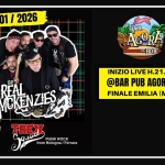 The Real McKenzies ( Celtic Punk from Canada since 1992 ) + T-Rex Squad in concerto ! The Real McKenzies ( Celtic Punk from Canada since 1992 ) T – Rex Squad in concerto ! a Finale Emilia (MO) il 22 gennaio 2026