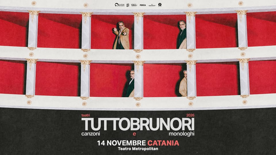 Evento BRUNORI SAS 14 Novembre 2026 @Catania – Teatro Metropolitan Locandina BRUNORI SAS 14 Novembre 2026 @Catania – Teatro Metropolitan - sabato 14 novembre ore 21:00 - 23:00
