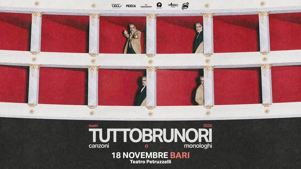 Evento Brunori Sas – Tuttobrunori Teatri 2026 BARI Locandina Brunori Sas – Tuttobrunori Teatri 2026 BARI - mercoledì 18 novembre ore 19:16 - 21:16