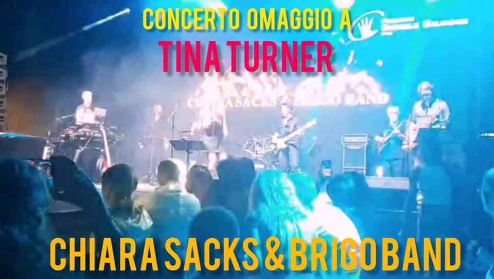 Evento Concerto Omaggio A Tina Turner Della Chiara Sacks & Brigo Band Locandina Concerto Omaggio A Tina Turner Della Chiara Sacks & Brigo Band - venerdì 28 novembre ore 21:00 - 23:00