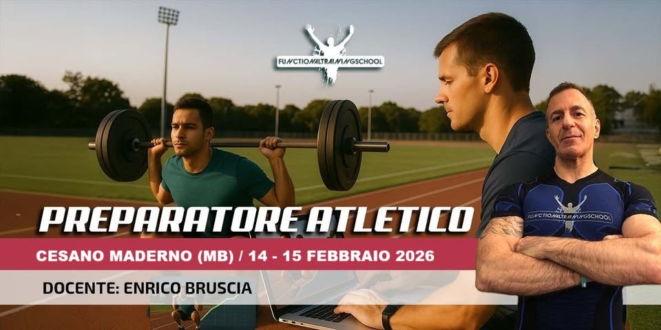 Corso Preparatore Atletico, Cesano Maderno (MB) 14-15 Febbraio 2026 Potrebbe essere un'immagine raffigurante testo