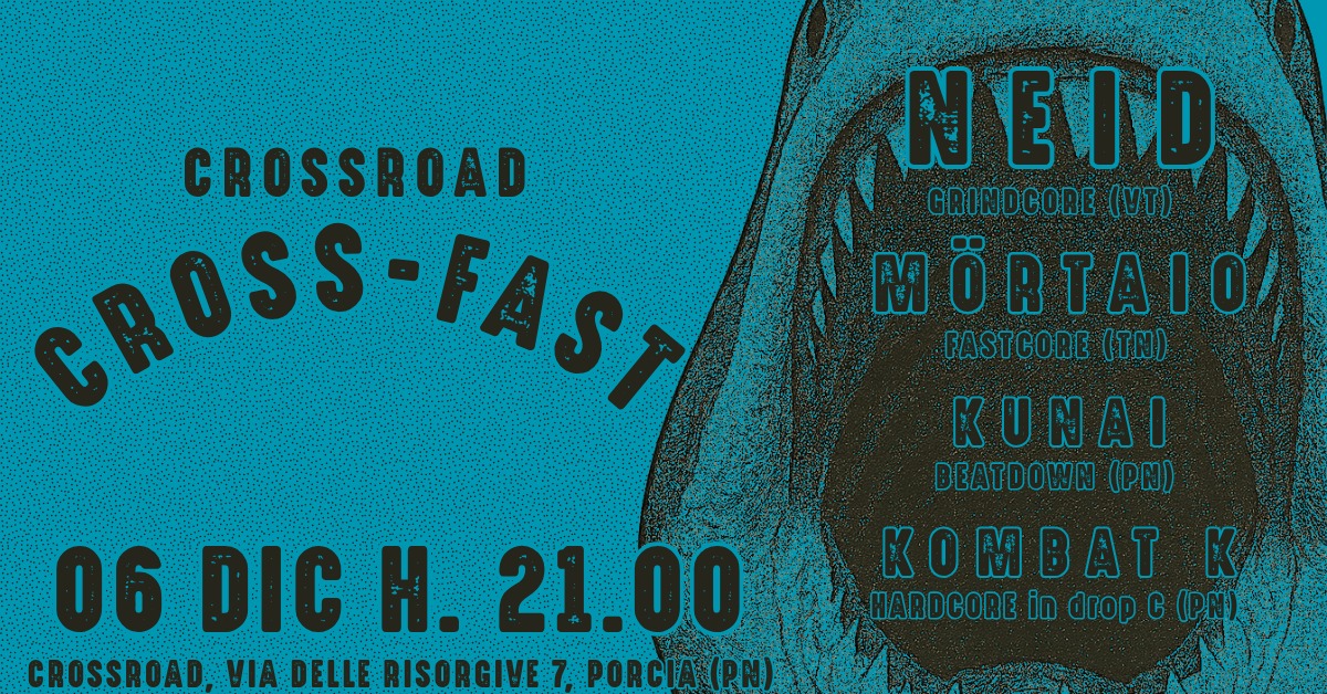 Evento Cross – Fast Locandina Cross – Fast - sabato 6 dicembre ore 21:00 - 23:00