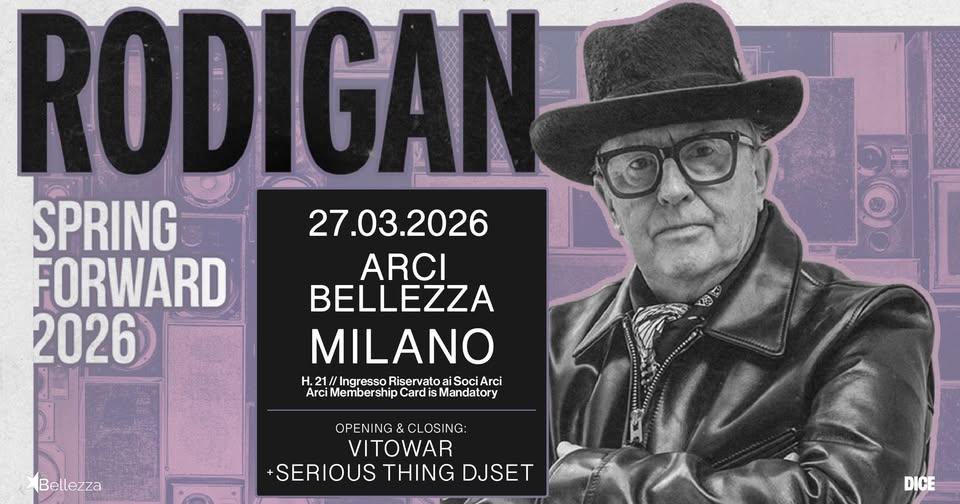 Evento David Rodigan Milano, Arci Bellezza Vitowar DJset Locandina David Rodigan Milano, Arci Bellezza Vitowar DJset - venerdì 27 marzo ore 21:00 - 01:00