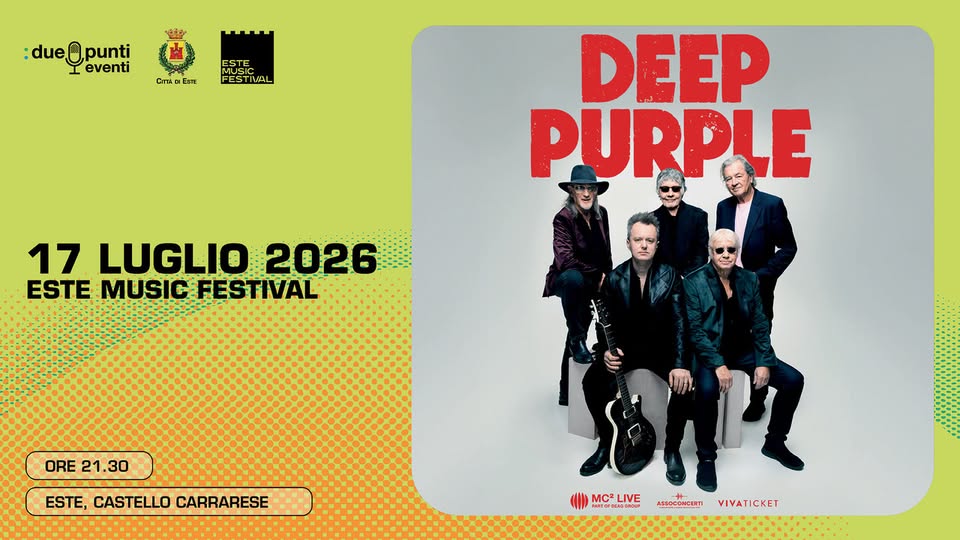 DEEP PURPLE Potrebbe essere un'immagine raffigurante testo