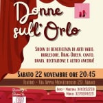 DONNE SULL’ORLO Donne Sull’orlo a Abano Terme (PD) il 22 novembre 2025