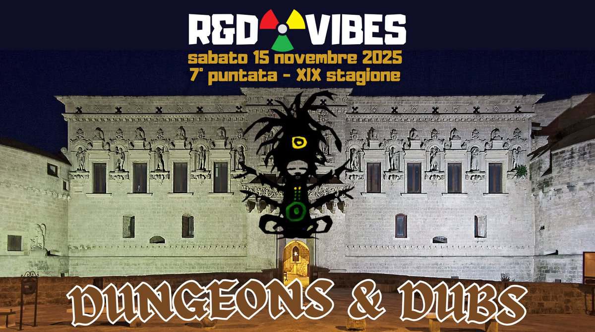 Evento DUNGEONS & DUBS 7° puntata della XIX stagione Locandina DUNGEONS & DUBS 7° puntata della XIX stagione - sabato 15 novembre ore 12:30 - 16:40