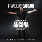 Francesco Gabbani live tour 2026 Francesco Gabbani live tour 2026 a Ancona (AN) il 29 luglio 2026